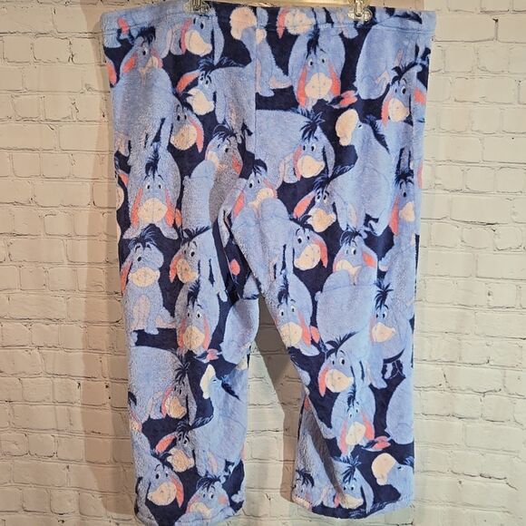 Disney Eeyore Plus Size 2x Fleece Pajama Pants - Picture 6 of 8